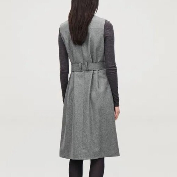 COS Sleeveless Wrap Dress with Belt - Picture 3 of 7